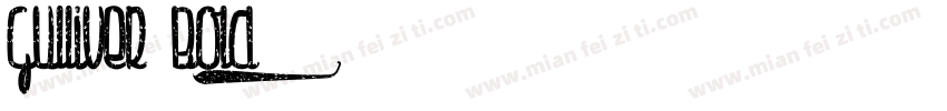 gulliver bold 字体字体转换